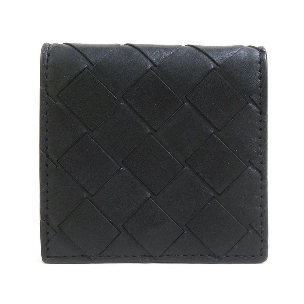 Bottega Veneta coin case Wallet leather black